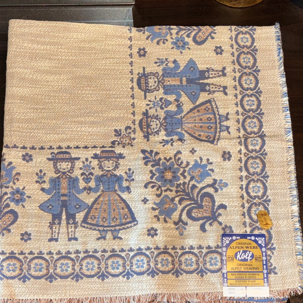 NWT VINTAGE ALPEN-WEBE KOLF original Alpine weaving made in Germany 35